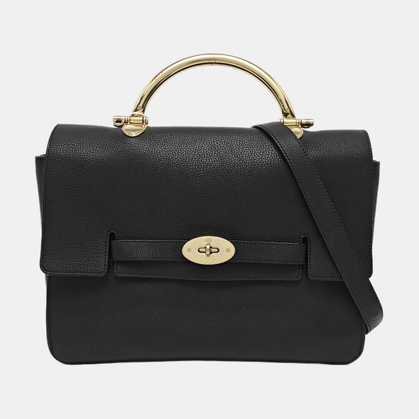 Calfskin Shoulder Bag Black
