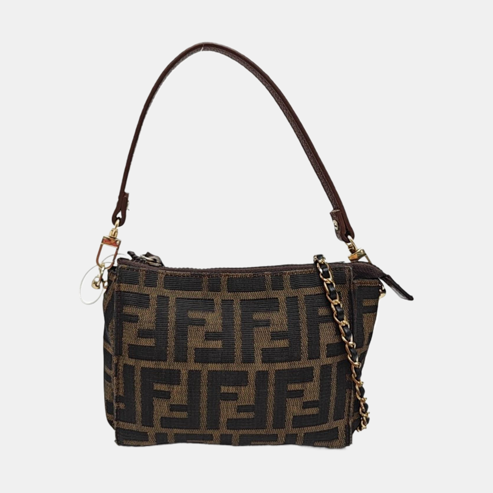 Canvas Clutch Brown