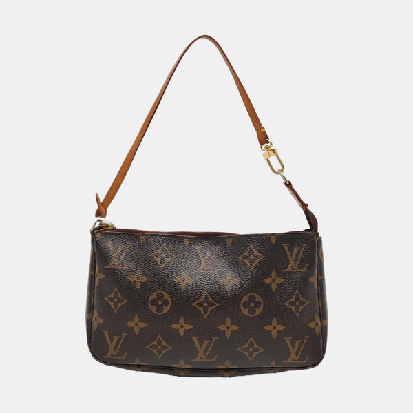 ACCESSOIRES Monogram Coated Canvas Brown