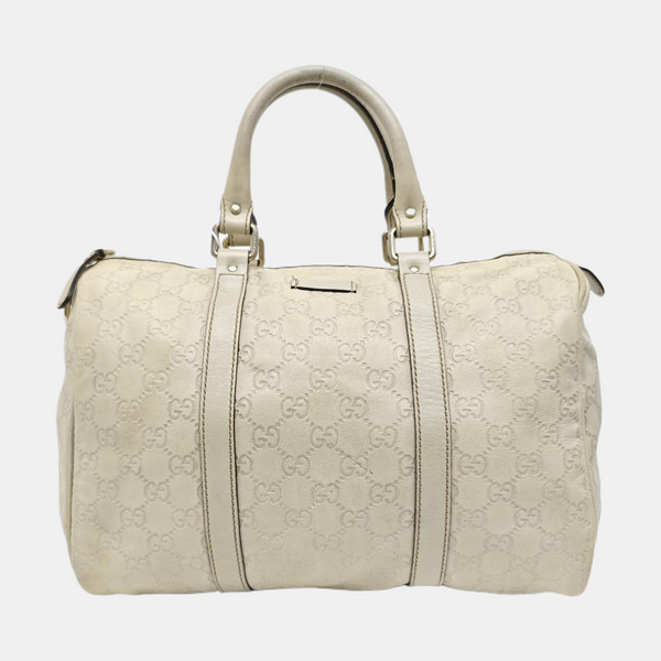 Joy Medium Monogram Calfskin Beige