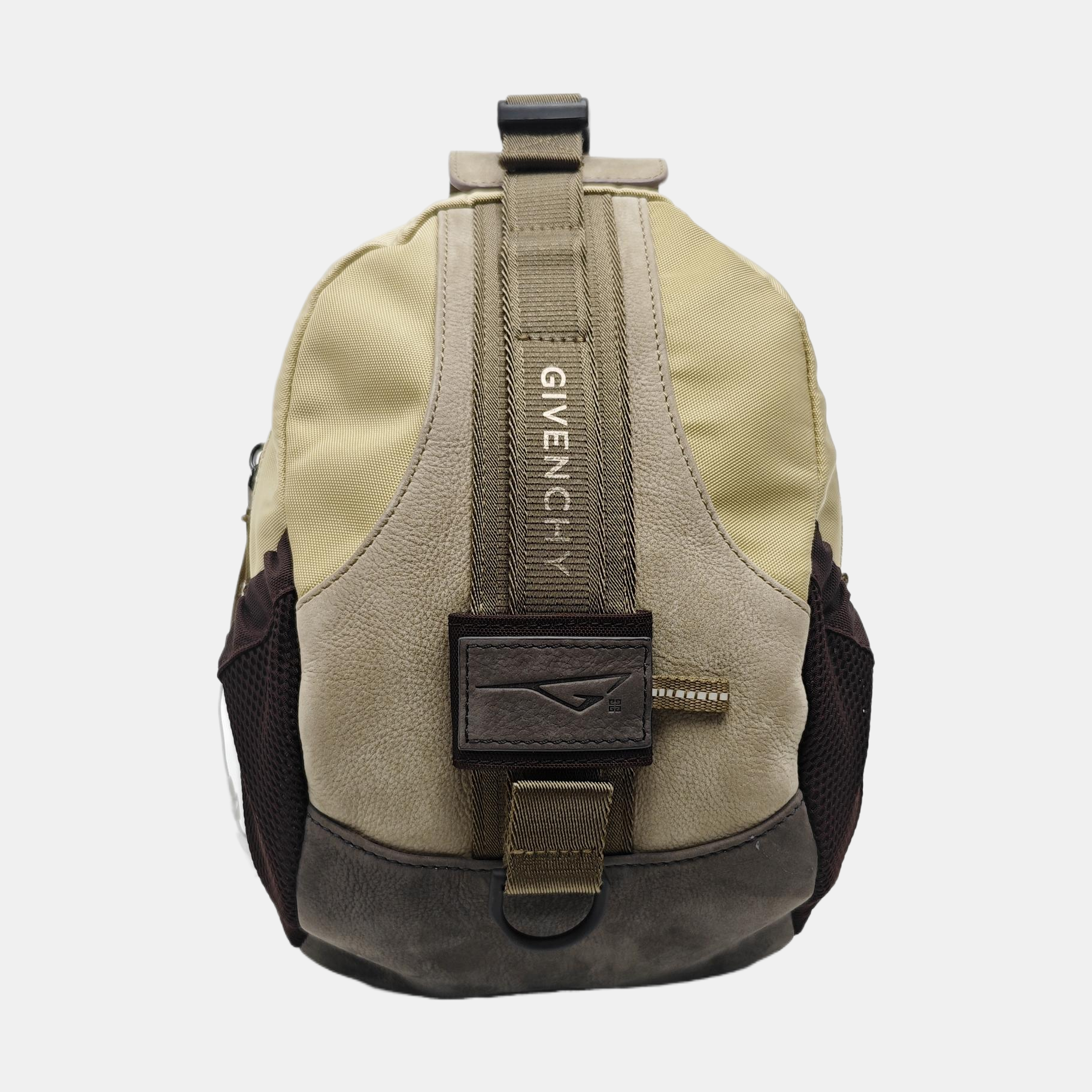 Fabric Shoulder Bag Beige