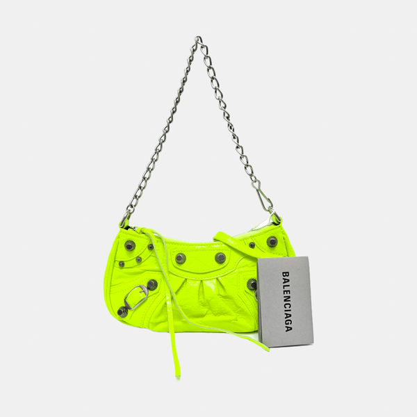 Le Cagole Mini Calfskin Green
