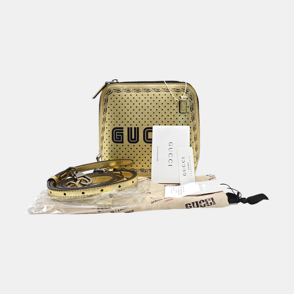 Gucci X Sega Small Calfskin Gold