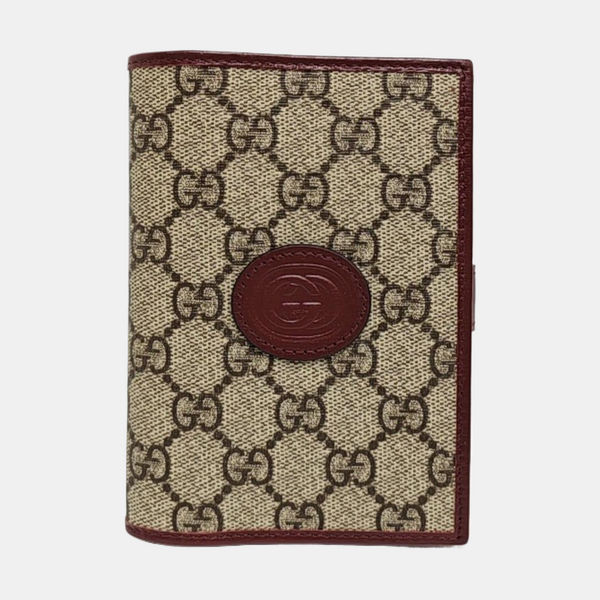 Monogram Coated Canvas Card Holder Beige