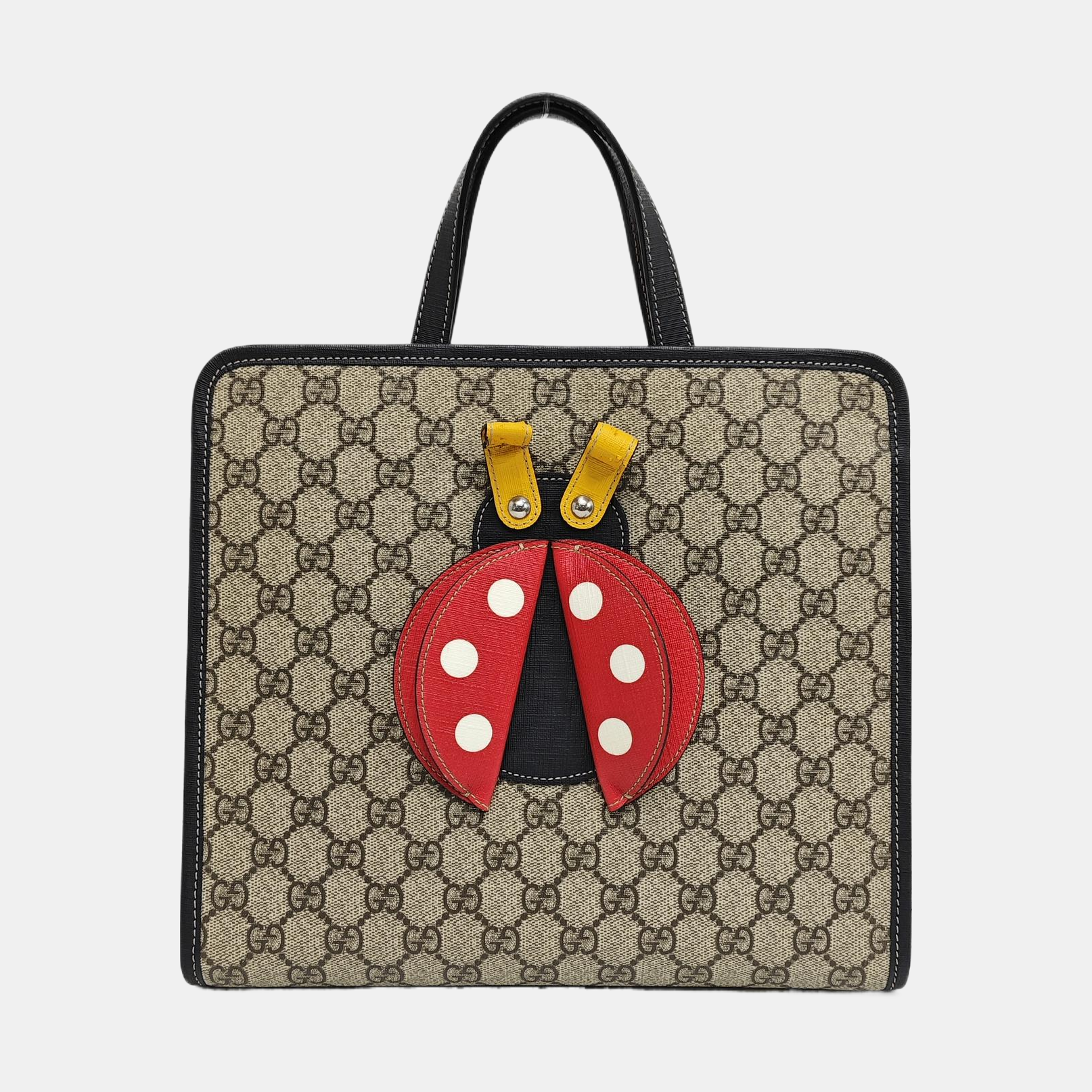 Children’s GG Bucket Monogram Coated Canvas Beige