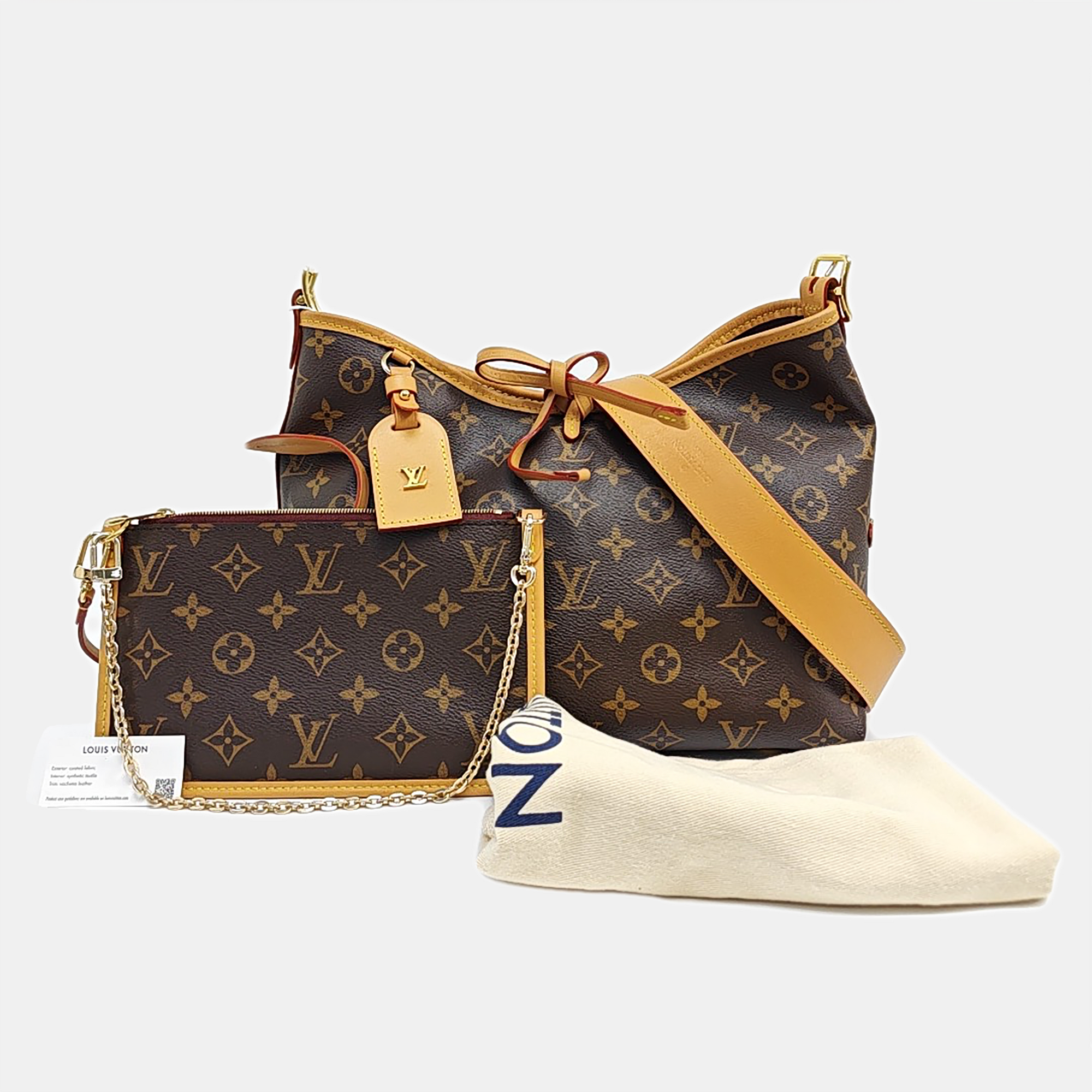 CARRYALL PM Monogram Coated Canvas Brown