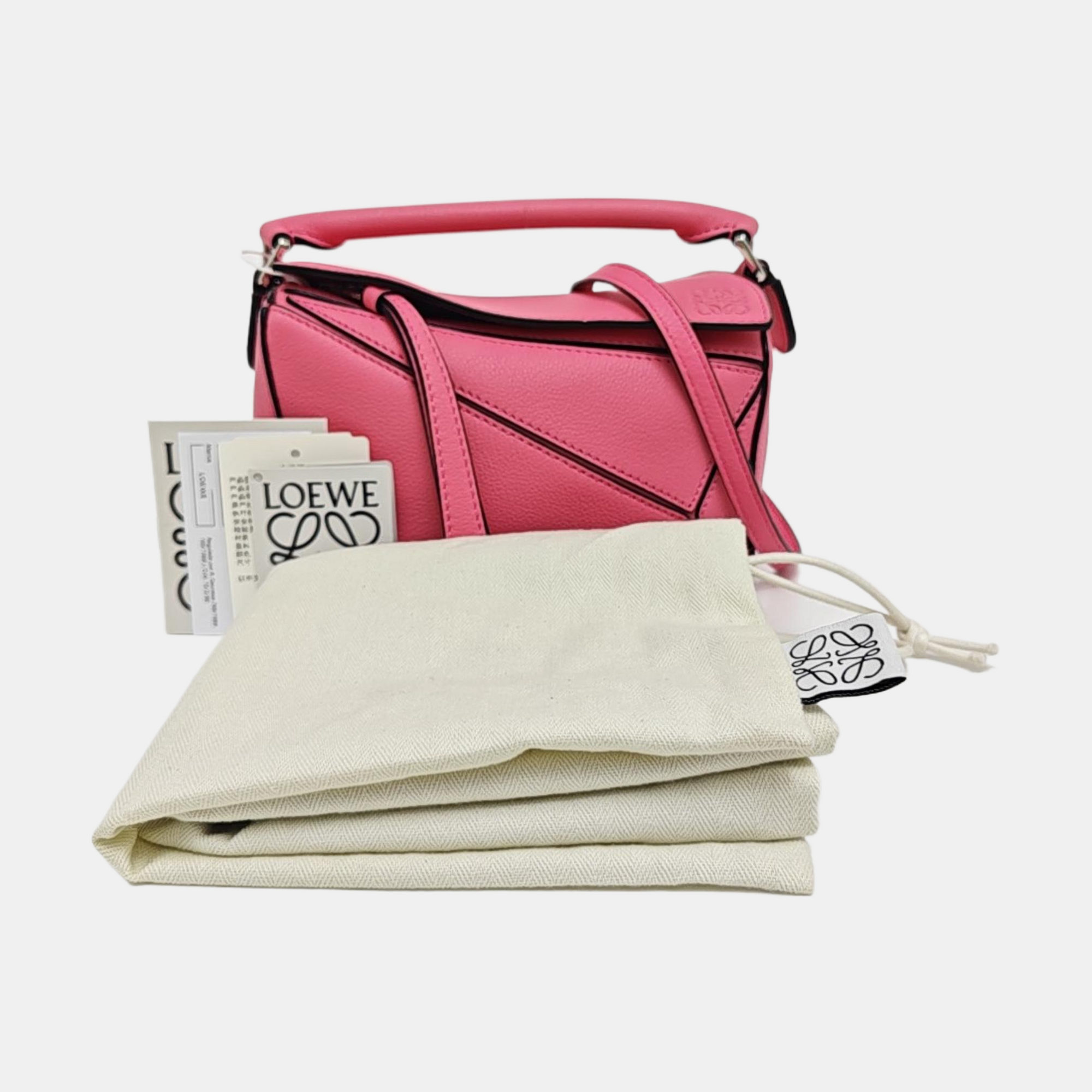Puzzle Mini Calfskin Pink