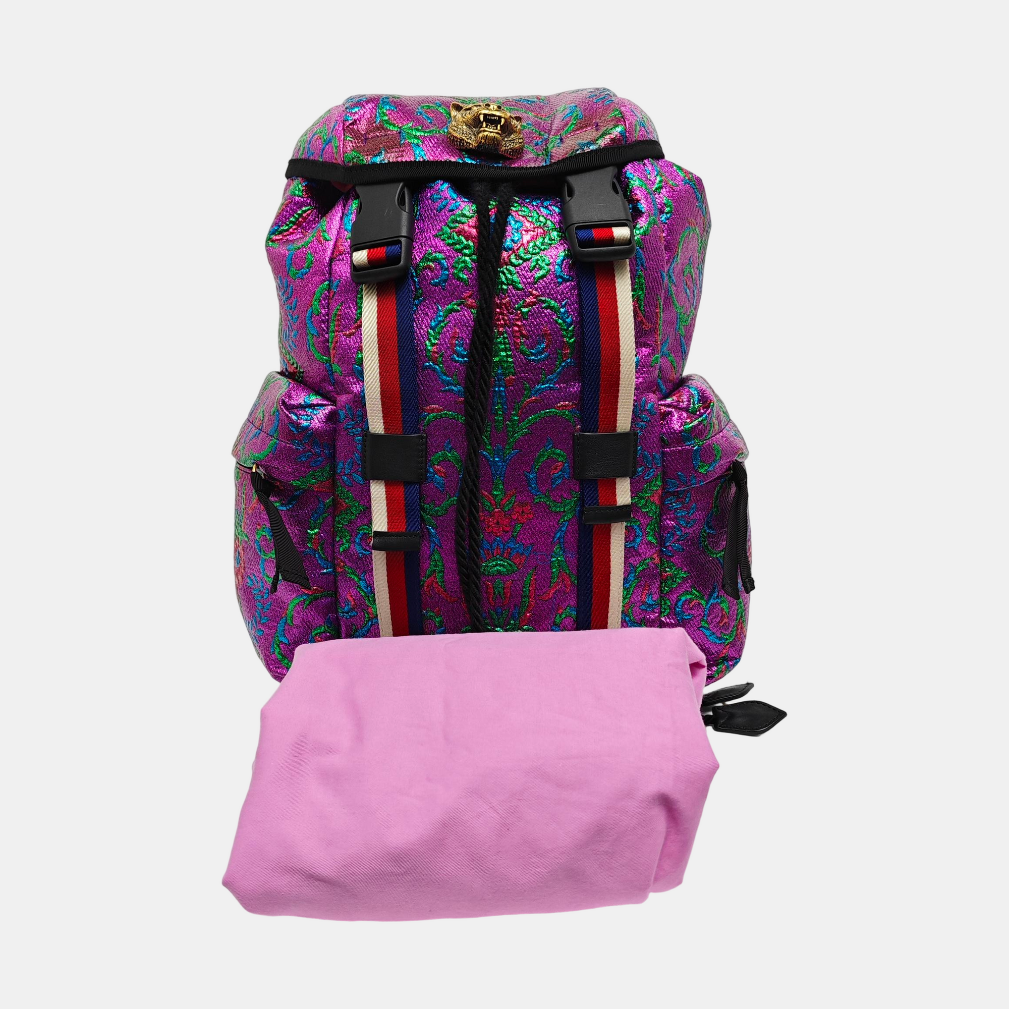 Fabric Backpack Purple