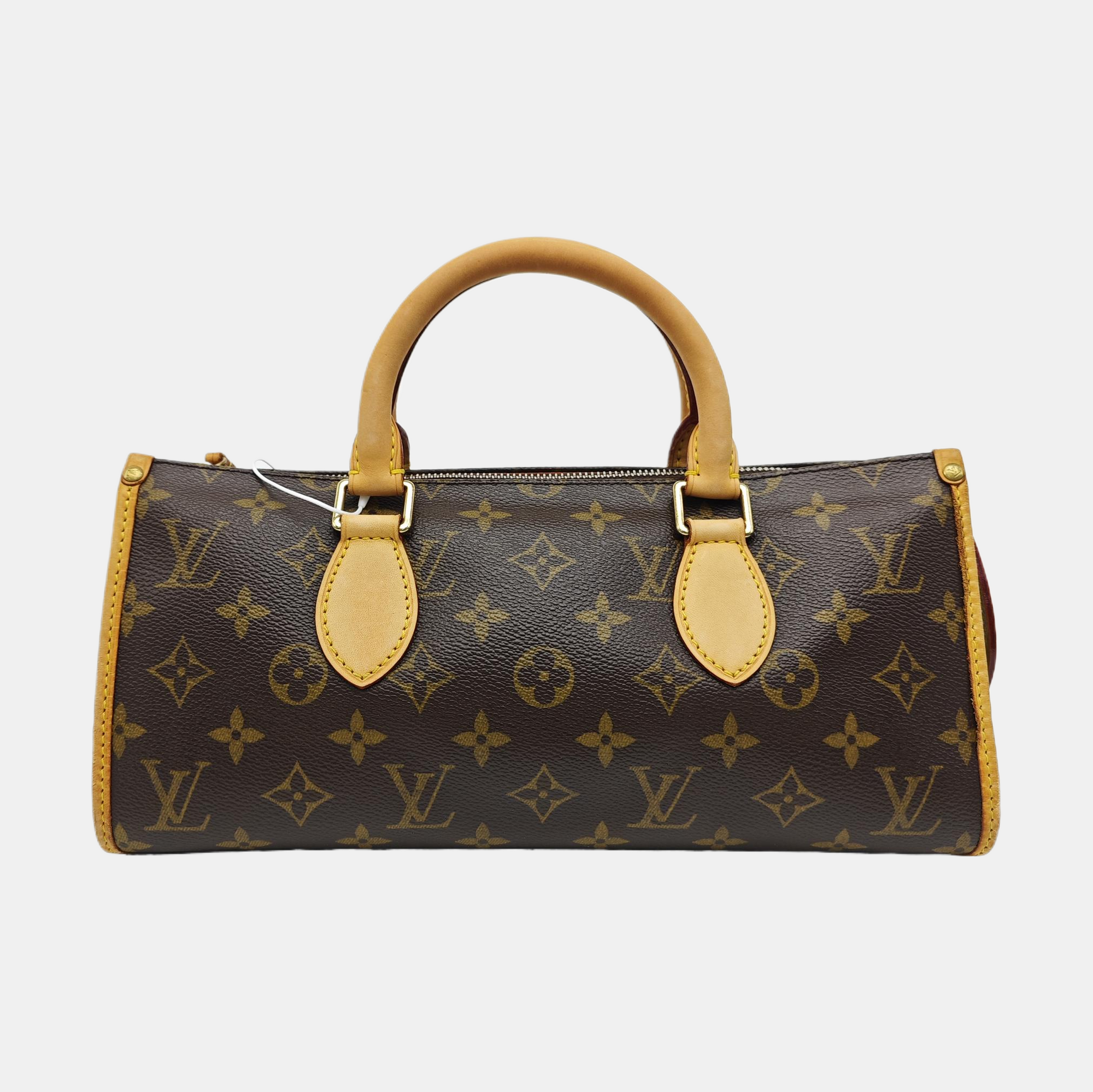 POPINCOURT Monogram Coated Canvas Brown