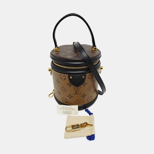 CANNES PM Monogram Coated Canvas Brown