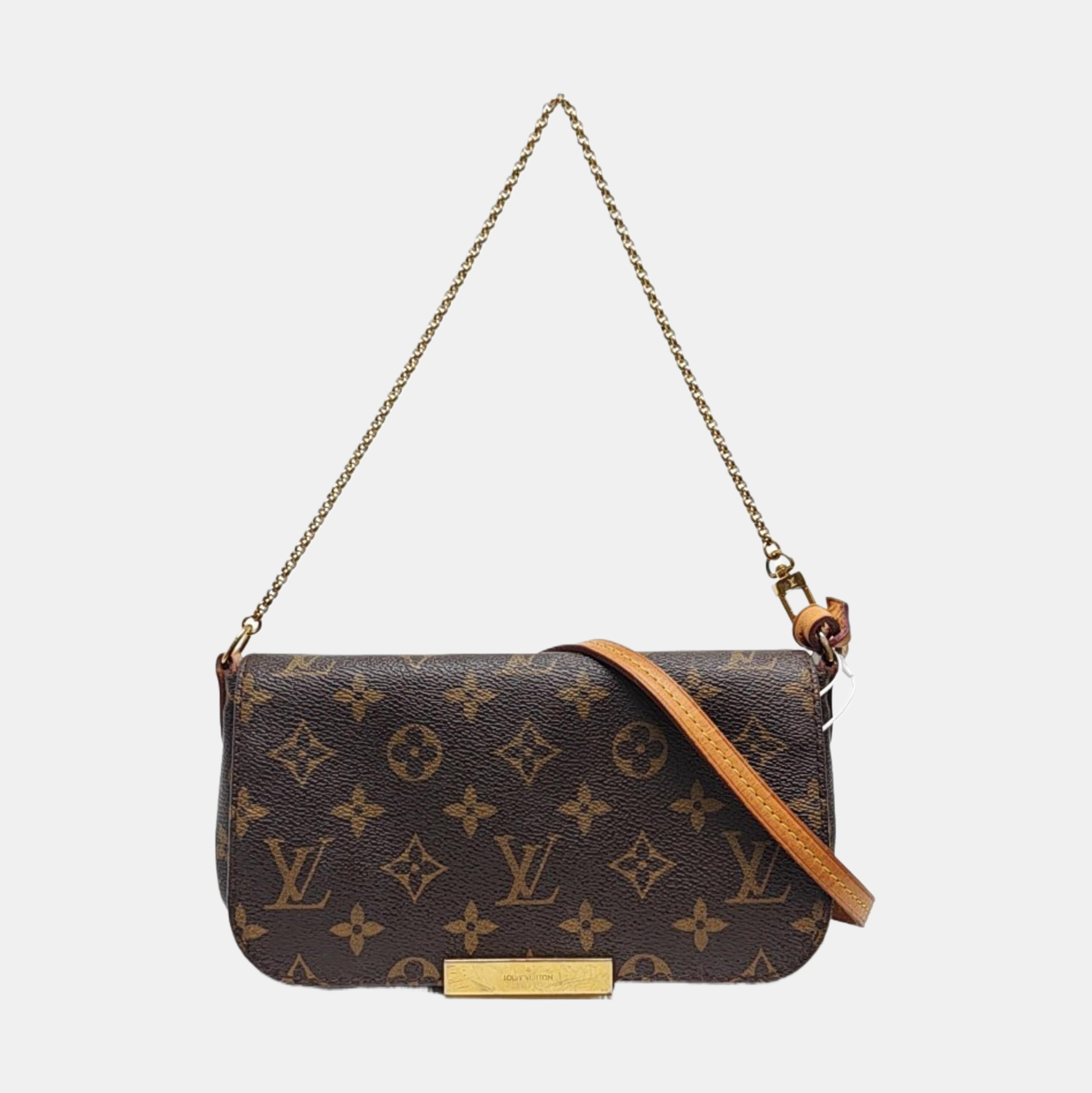 FAVORITE PM Monogram Coated Canvas Brown