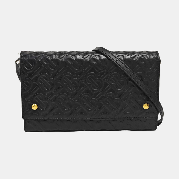 Calfskin Shoulder Bag Black