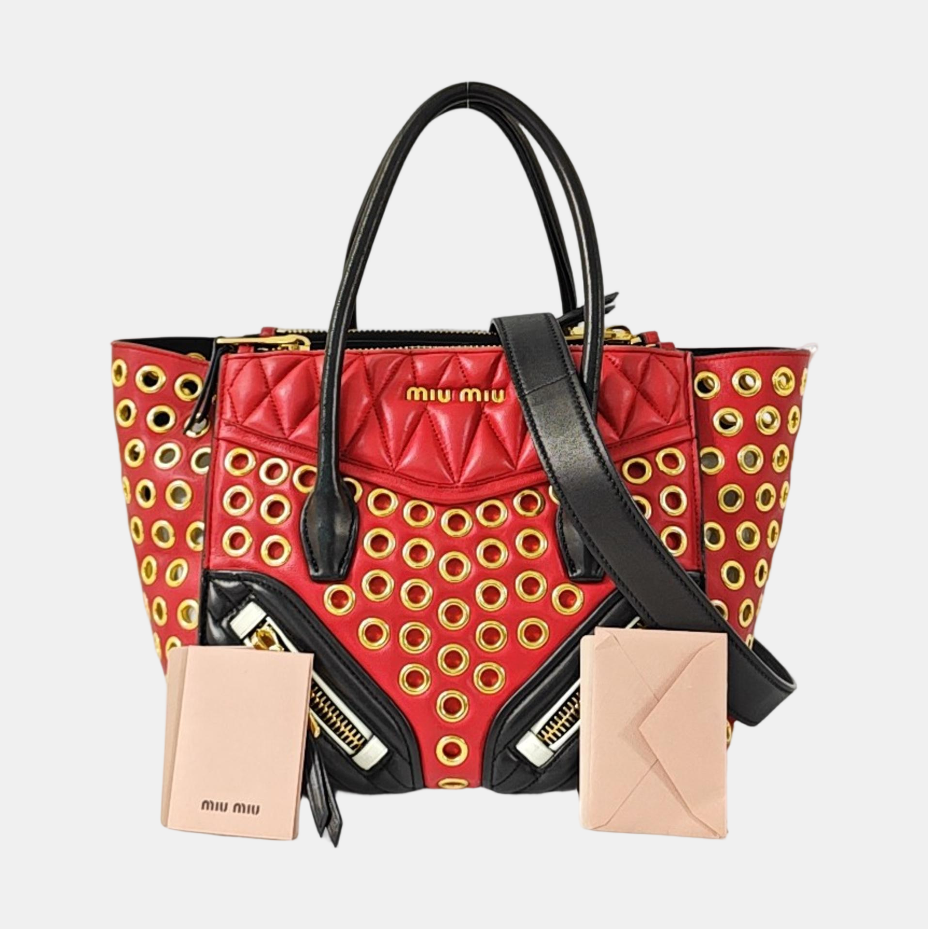 Quilted Lambskin Red