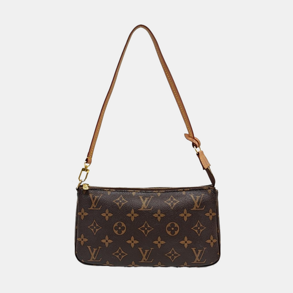 ACCESSOIRES GM Monogram Coated Canvas Brown