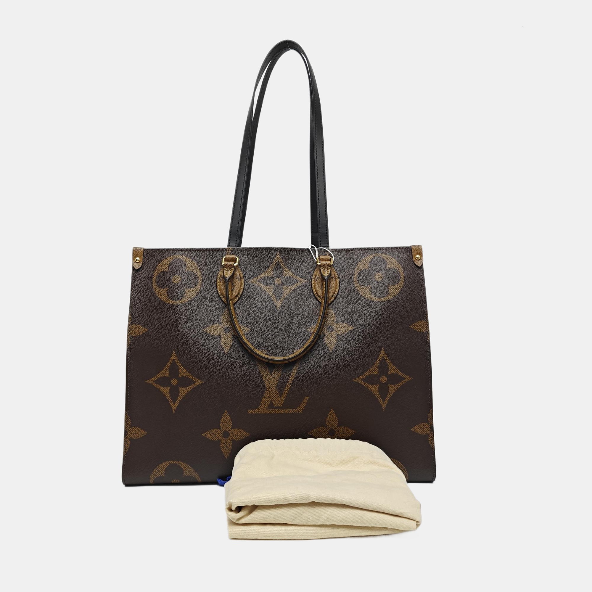 ONTHEGO GM Monogram Coated Canvas Brown