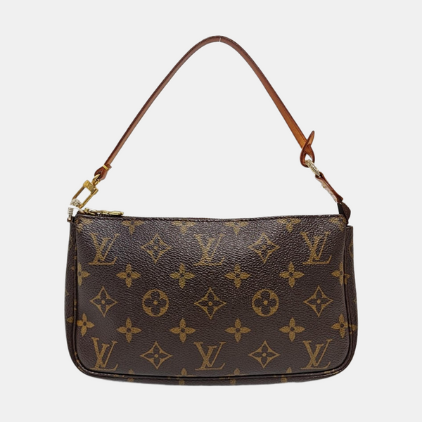 ACCESSOIRES Monogram Coated Canvas Brown