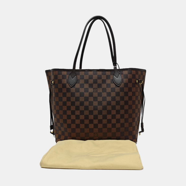 NEVERFULL MM Damier Ebene Coated Canvas Brown