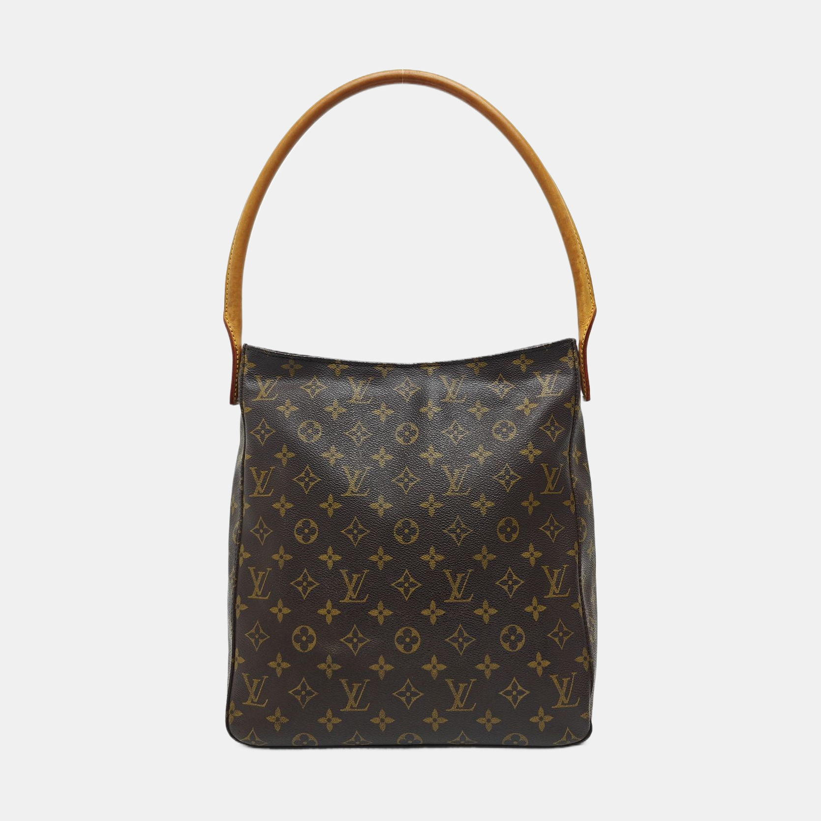 LOOPING GM Monogram Coated Canvas Brown