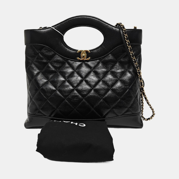 CHANEL 31 Quilted Lambskin Black