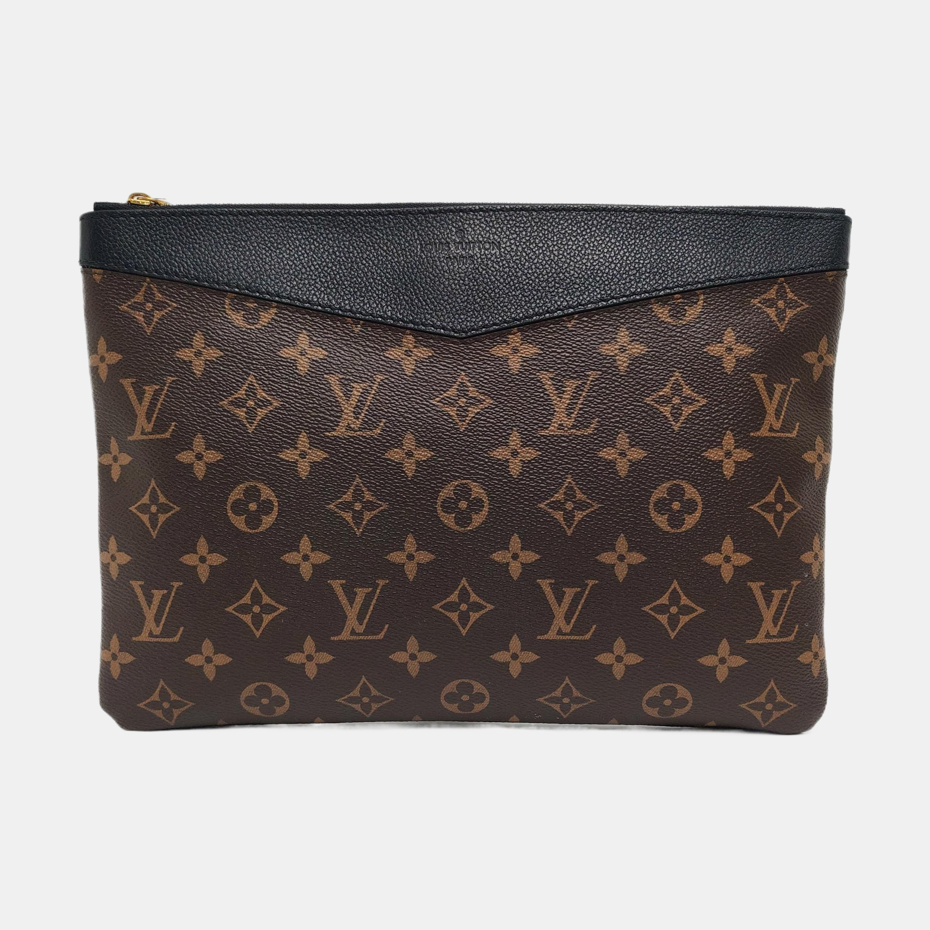 DAILY Monogram Coated Canvas Brown