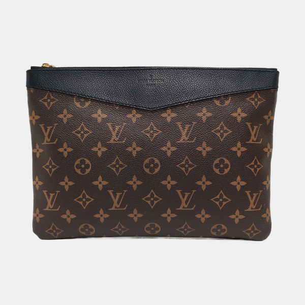 DAILY Monogram Coated Canvas Brown
