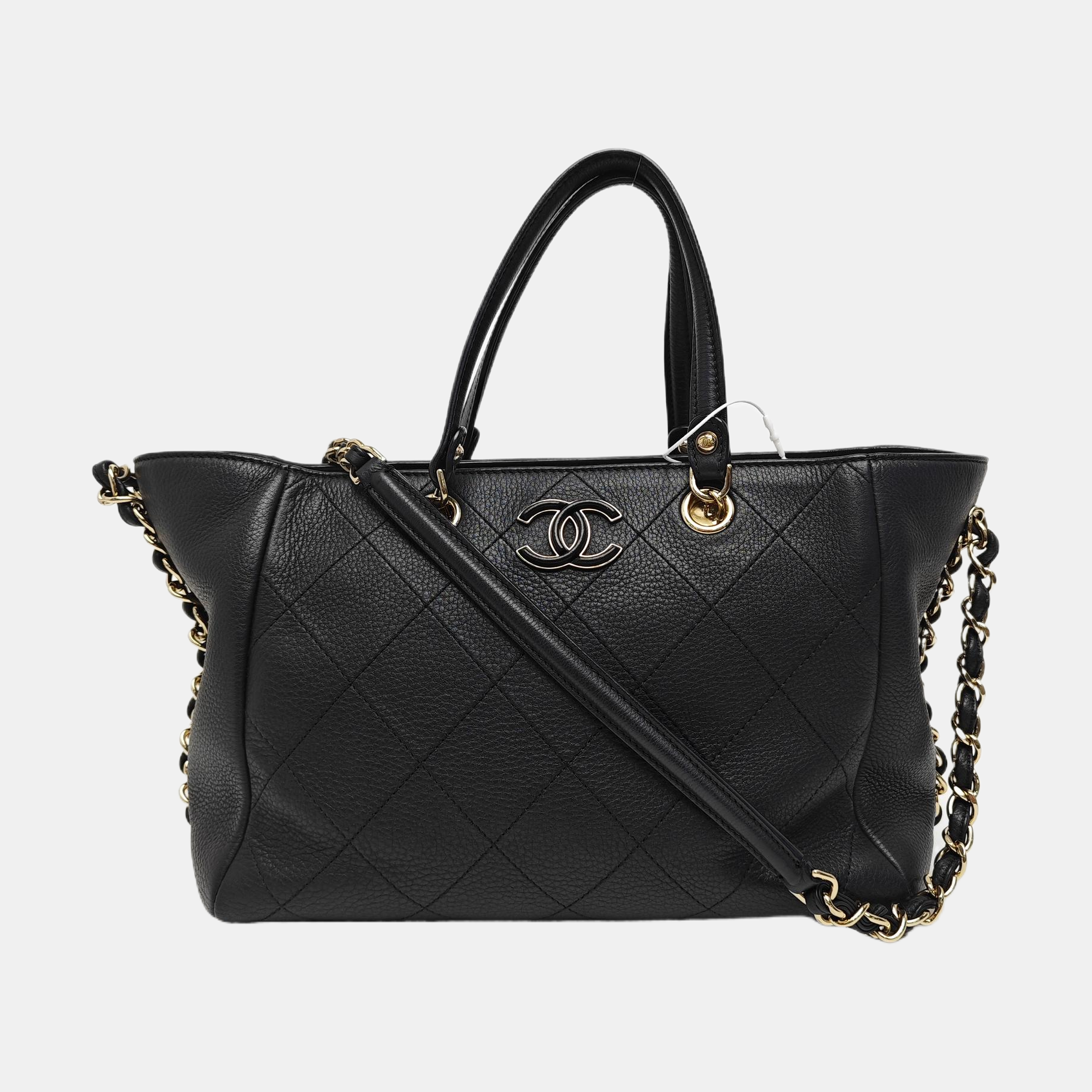 BOWLING Quilted Calfskin Black