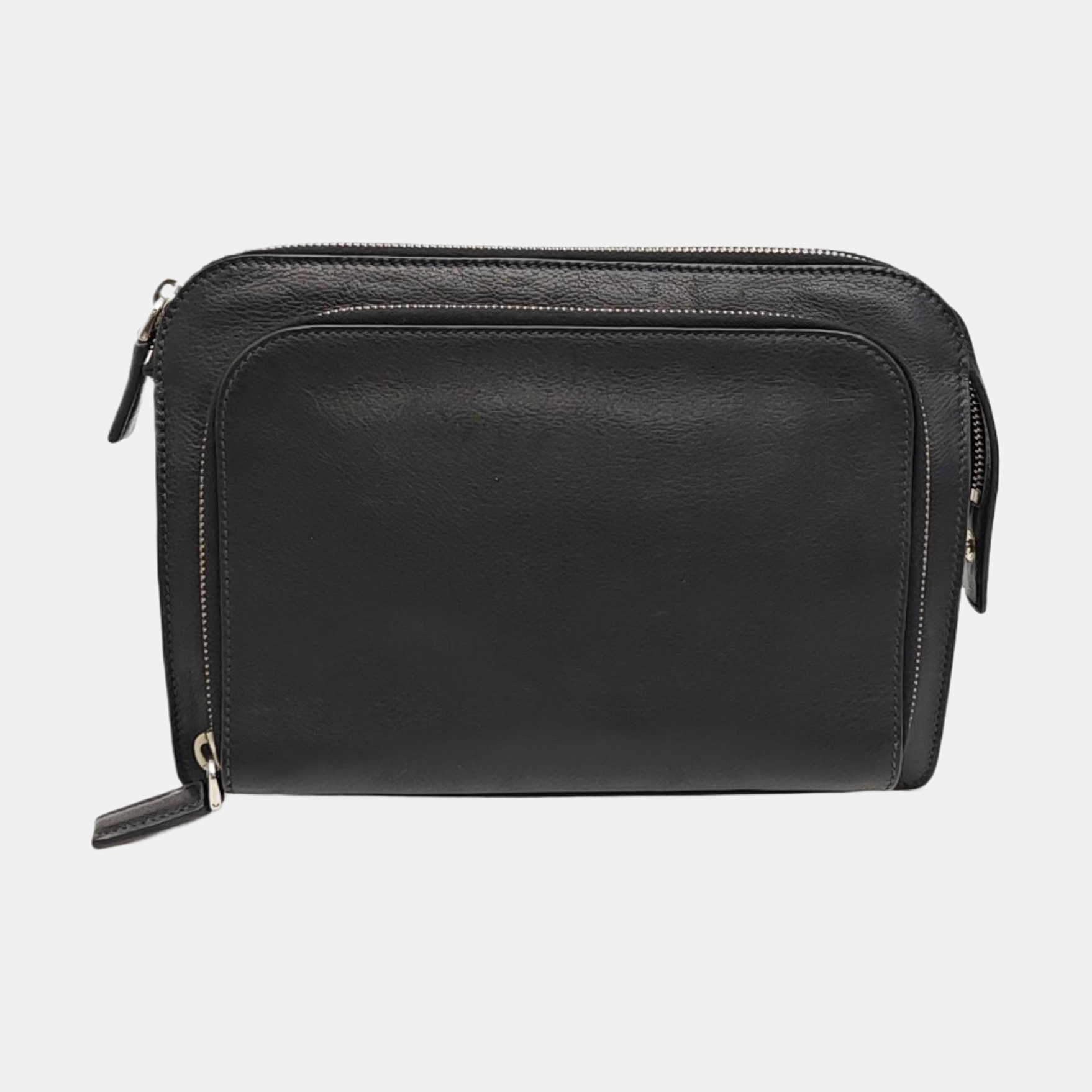 Calfskin Clutch Black