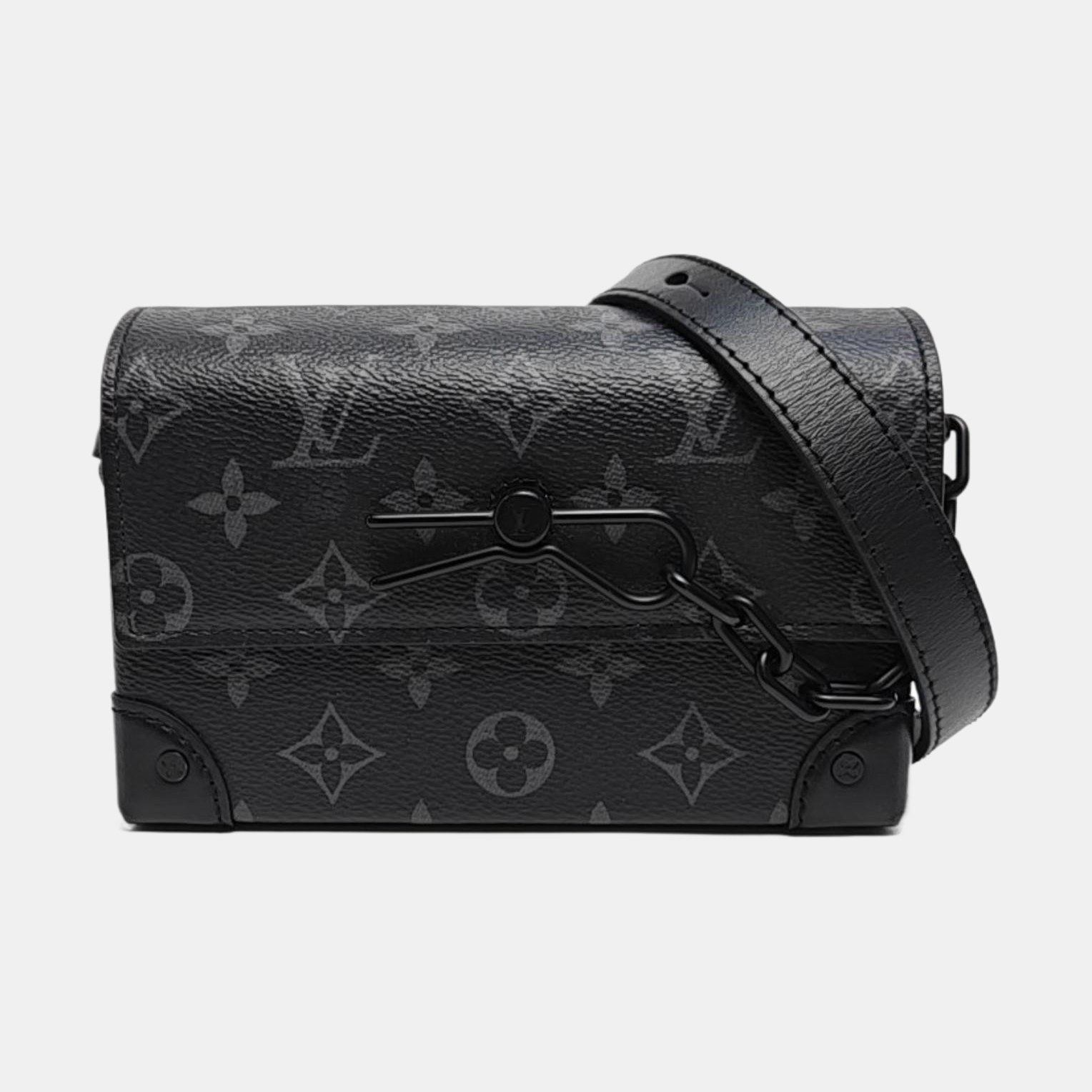 STEAMER Mini Monogram Coated Canvas Black
