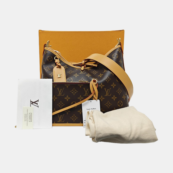 CARRYALL PM Monogram Coated Canvas Brown