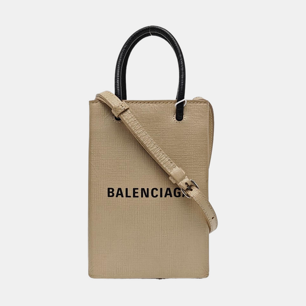 Shopping Bag Calfskin Beige