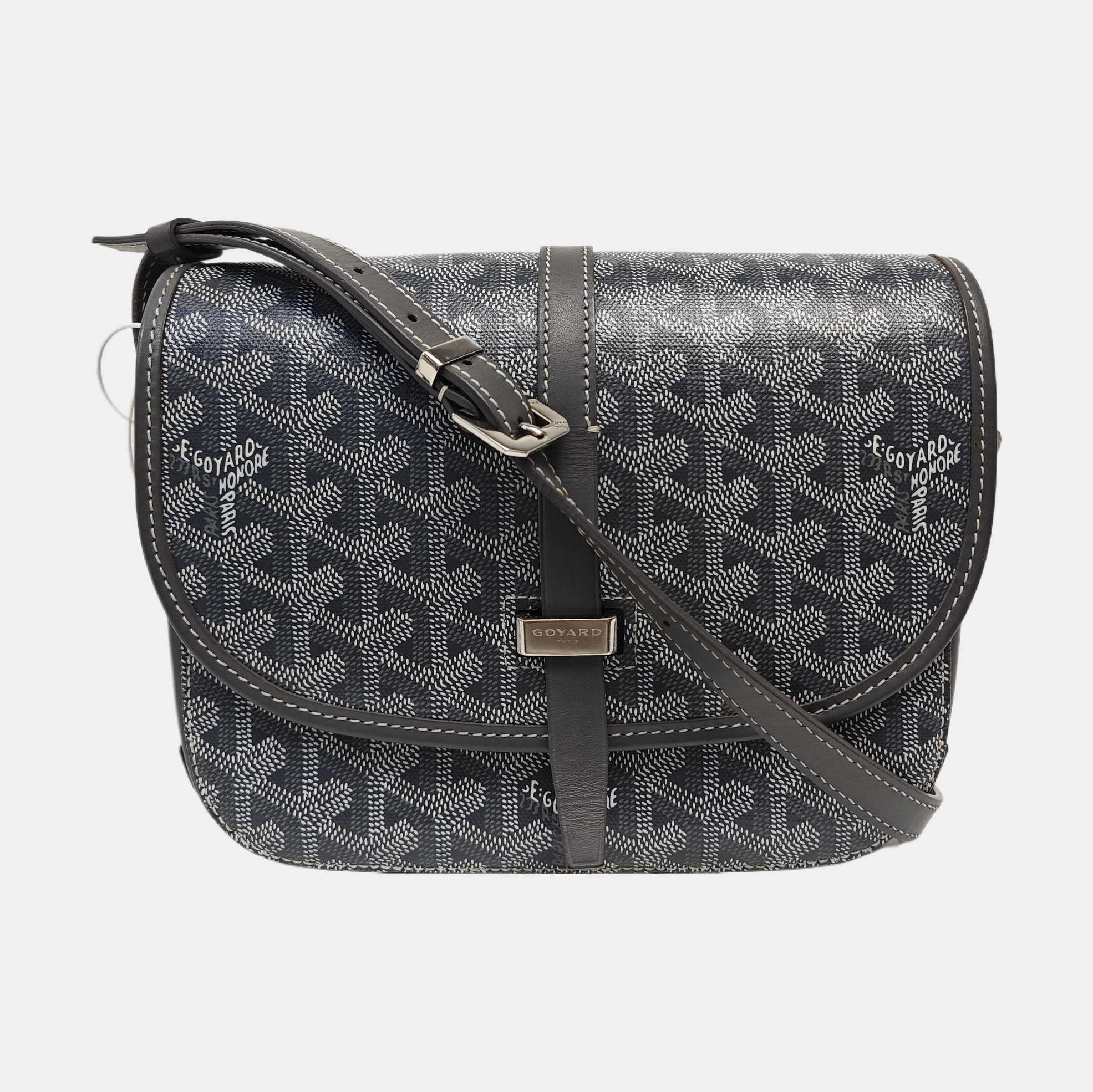 Belvedere Coated Canvas Gray
