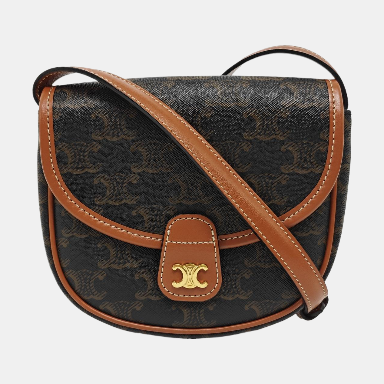 BESACE Coated Canvas Brown