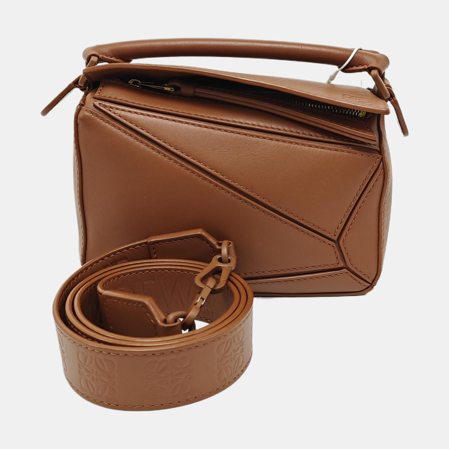 Puzzle Mini Calfskin Brown