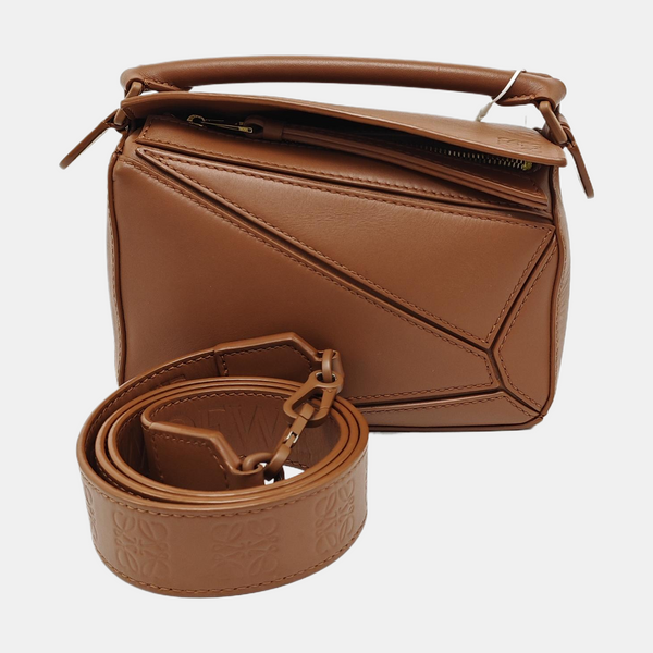 Puzzle Mini Calfskin Brown