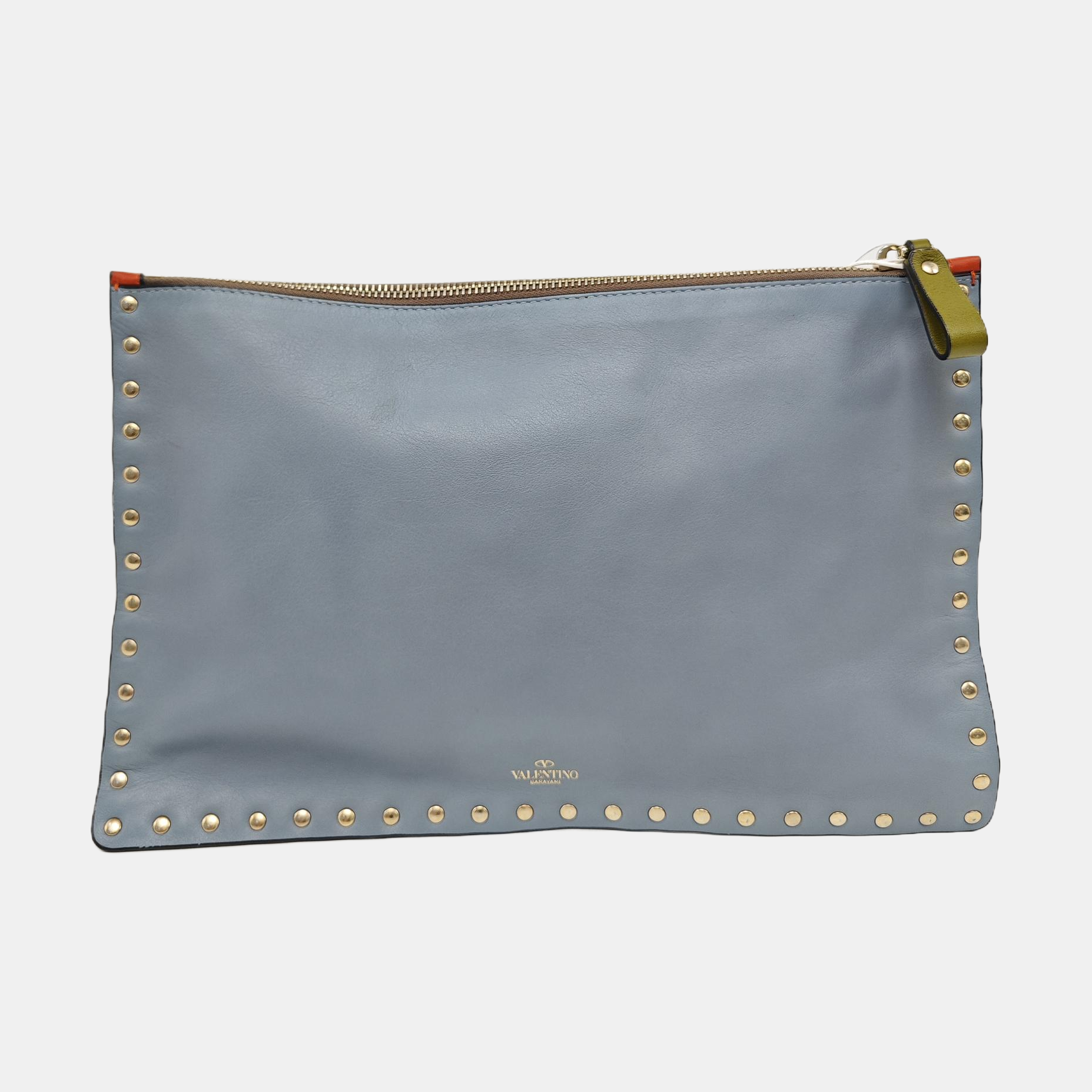 Rockstud Calfskin Blue