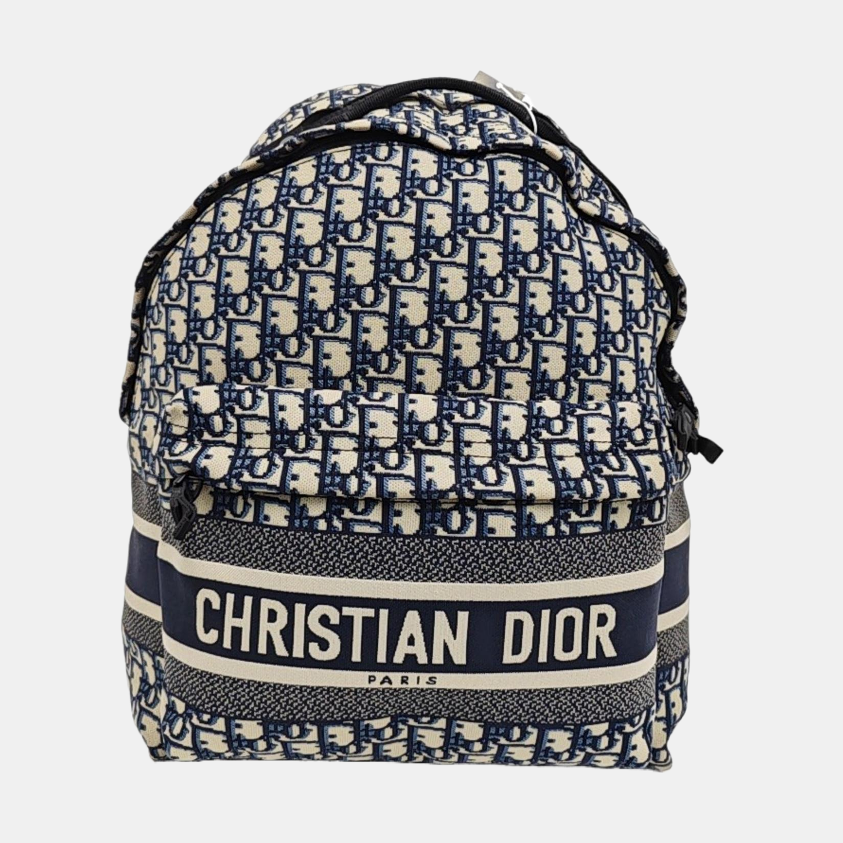 Diortravel Oblique Canvas Blue