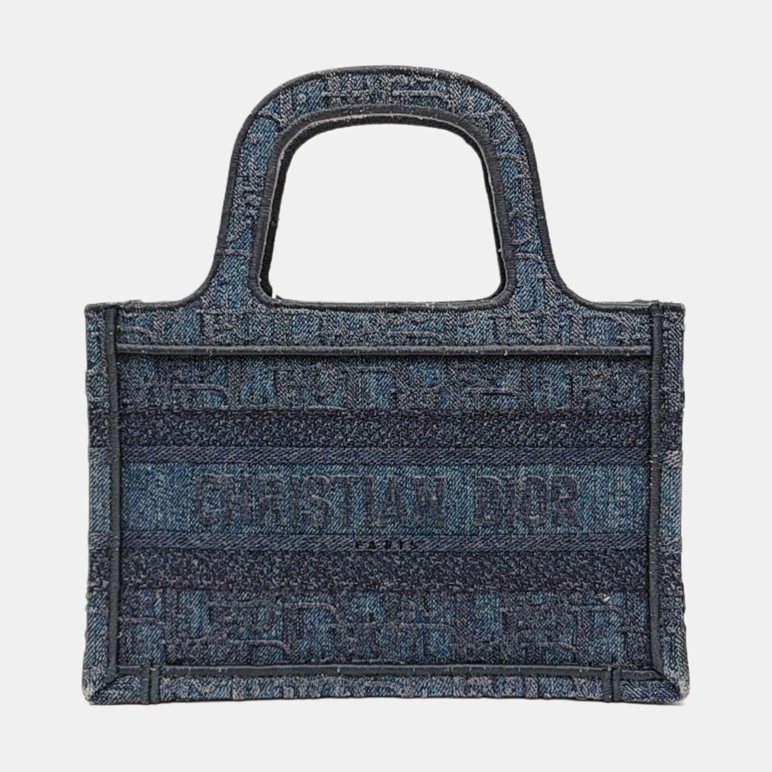 Book Tote Mini Canvas Blue