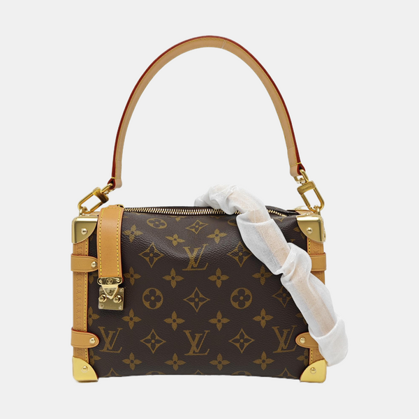 SIDE TRUNK MM Monogram Coated Canvas Brown