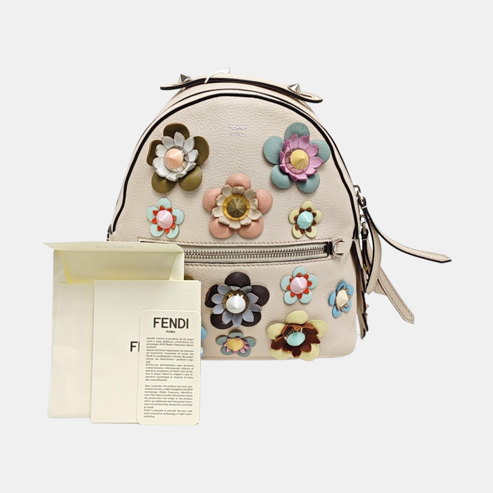 Calfskin Backpack White
