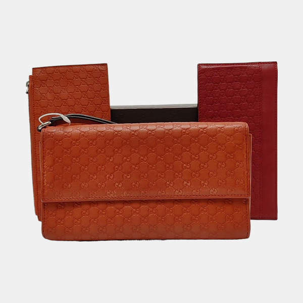 Monogram Calfskin Wallet Brown