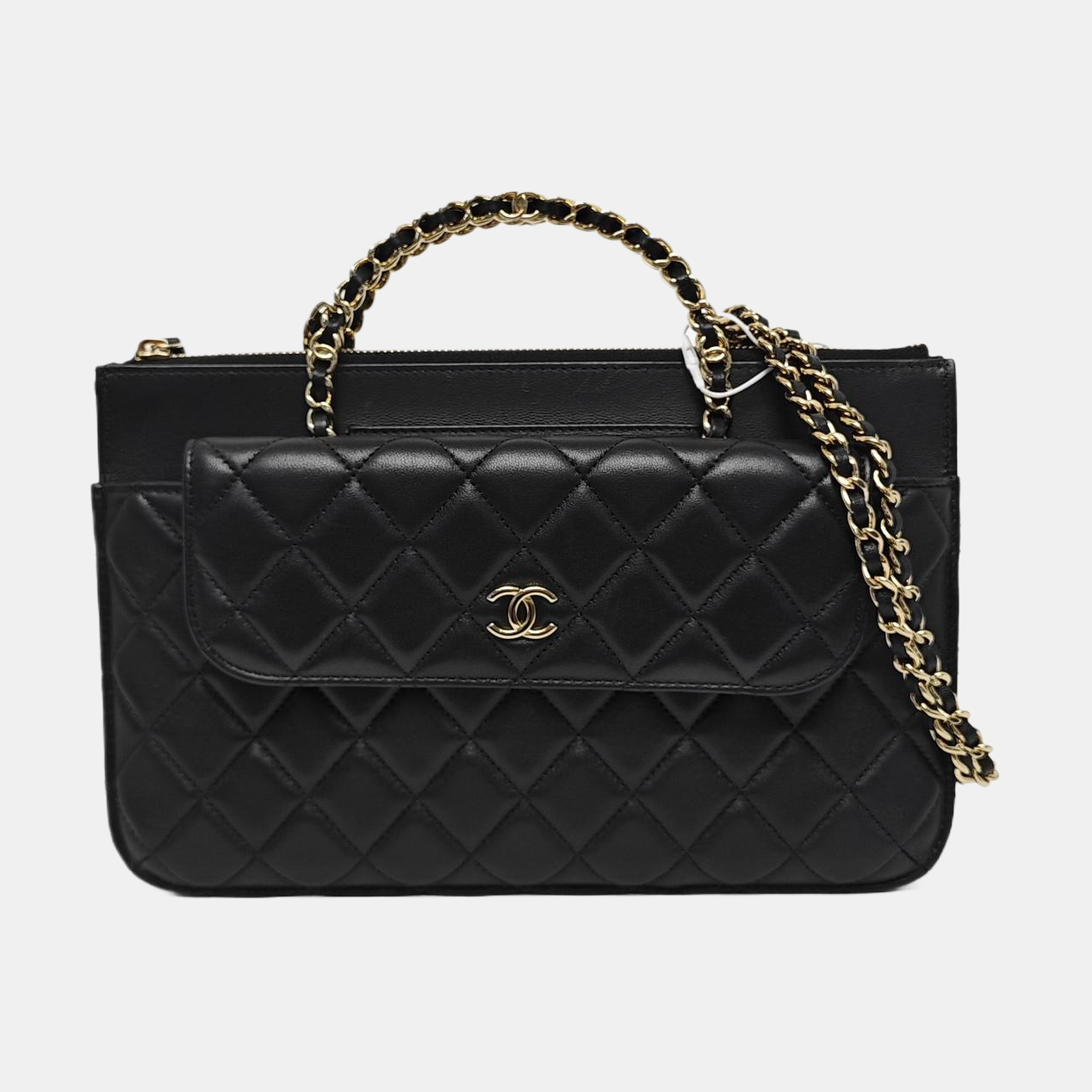 Quilted Lambskin Black