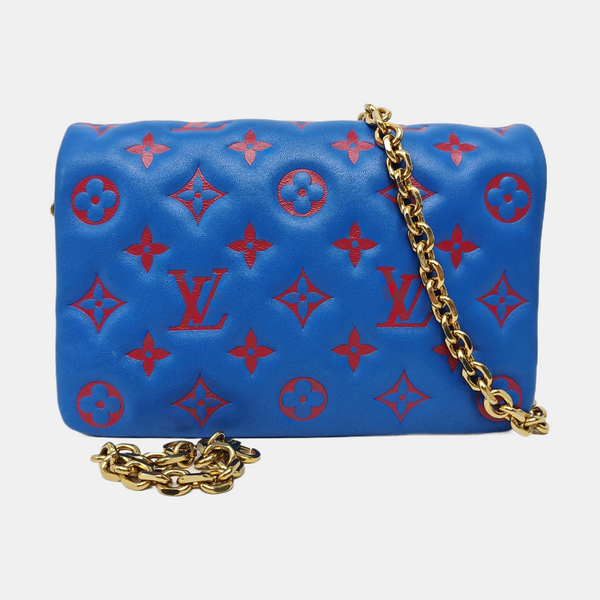 COUSSIN BB Lambskin Blue