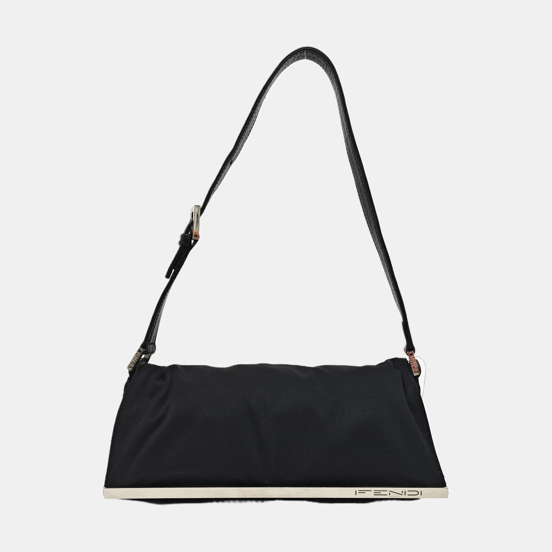 Fabric Shoulder Bag Black