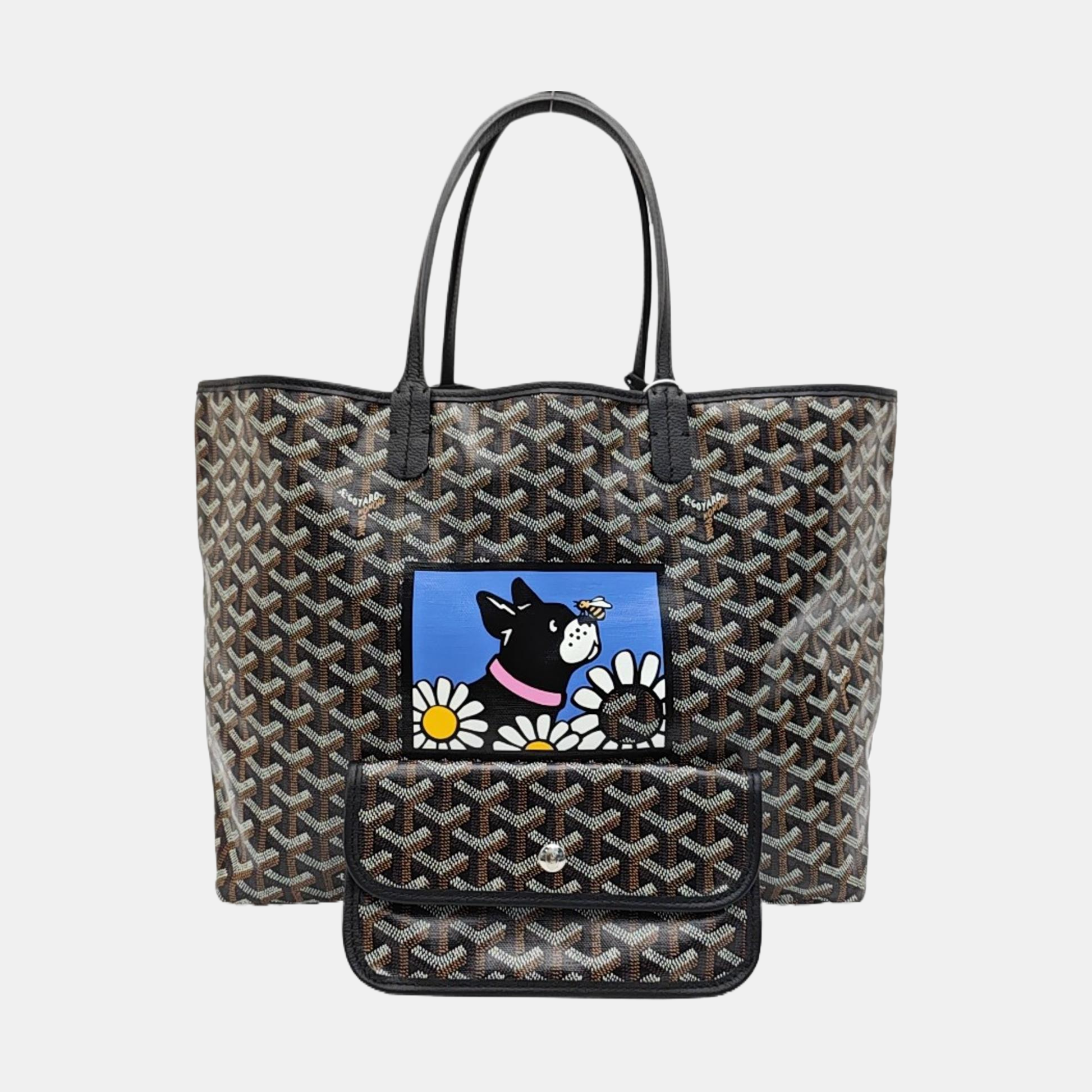 Saint Louis PM Coated Canvas Black