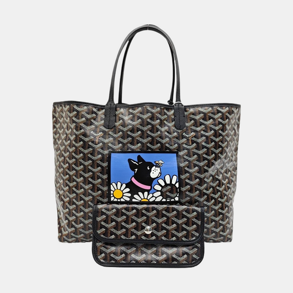 Saint Louis PM Coated Canvas Black