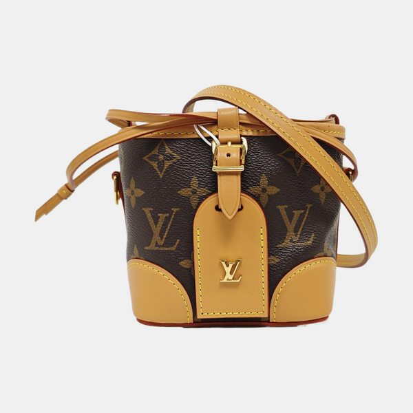 NOÉ Monogram Coated Canvas Brown