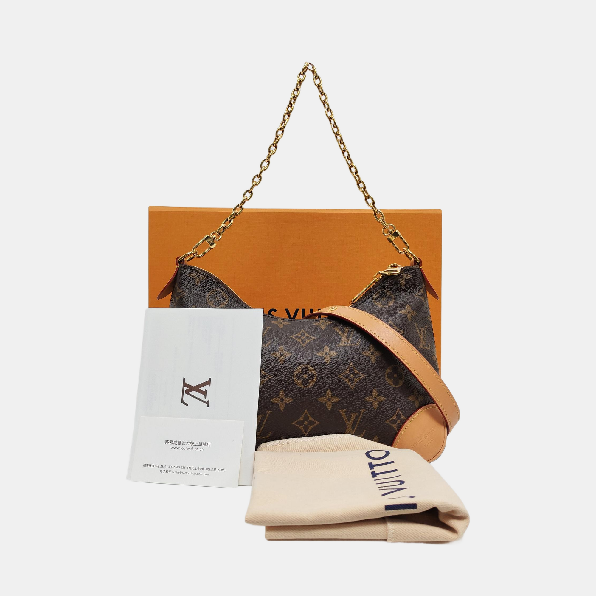 BOULOGNE Monogram Coated Canvas Brown
