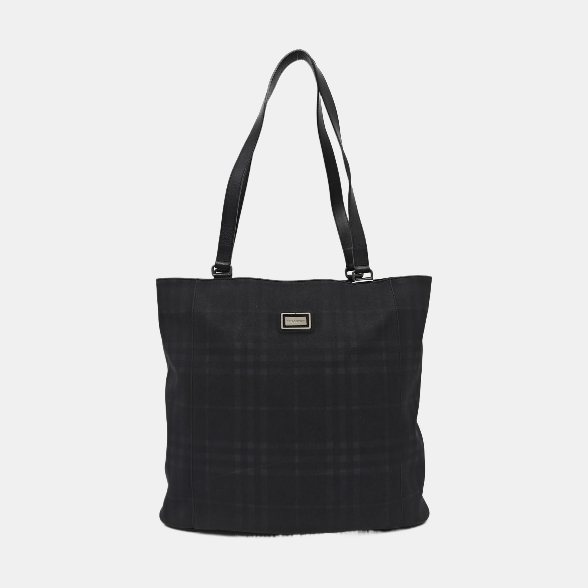 Special Material Top Handle Bag Black