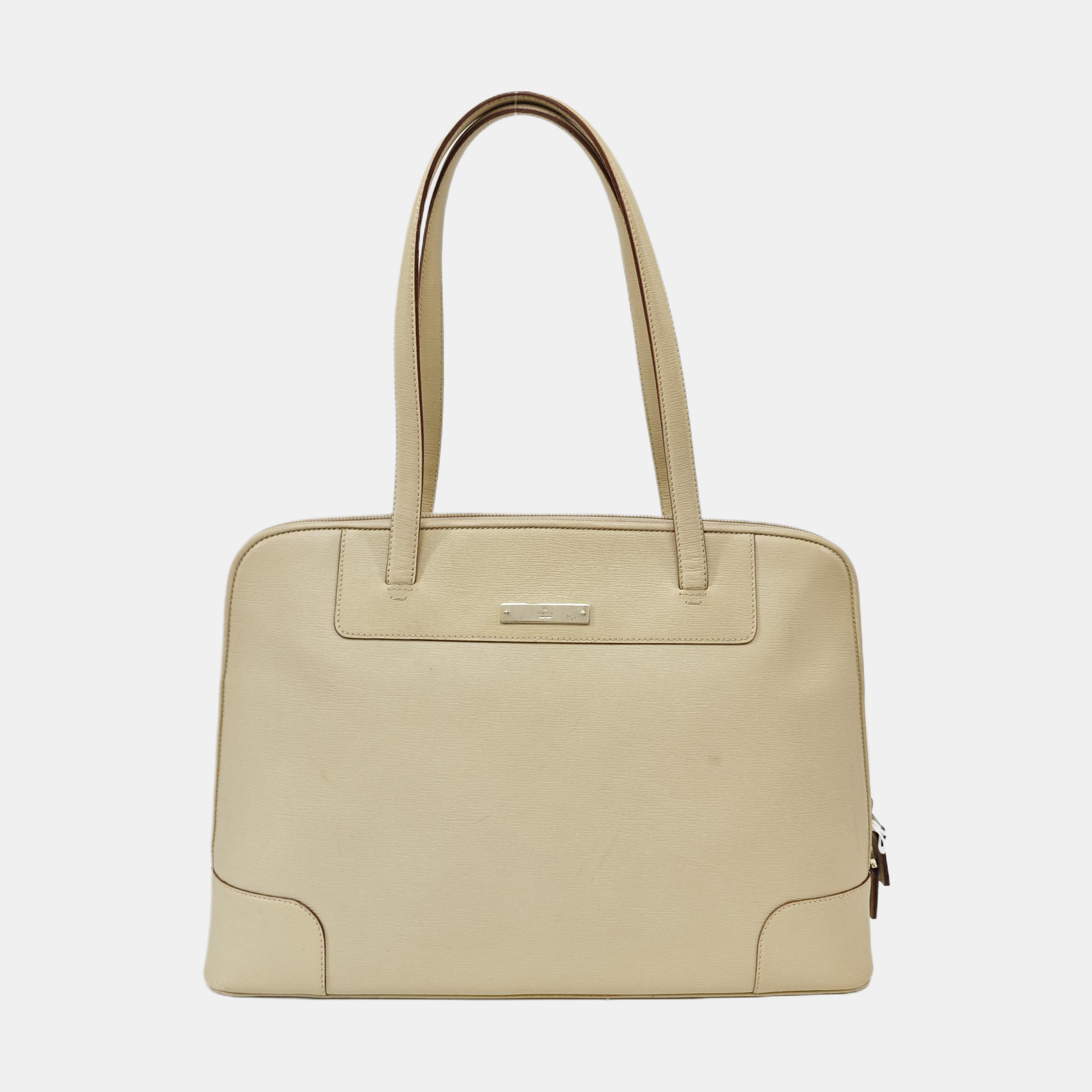 Calfskin Tote Bag Beige