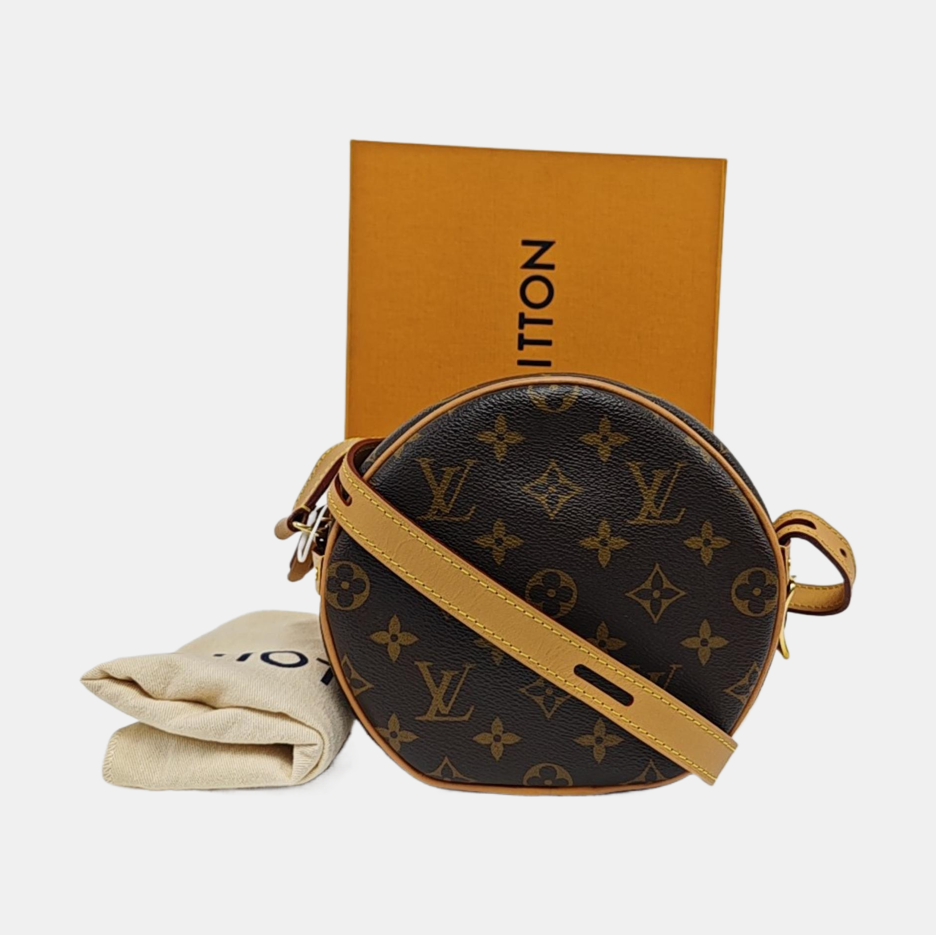 BOITE CHAPEAU PM Monogram Coated Canvas Brown